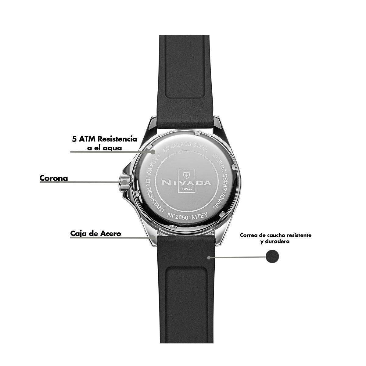 Reloj Fan Monterrey 501 - Reloj Nivada Swiss